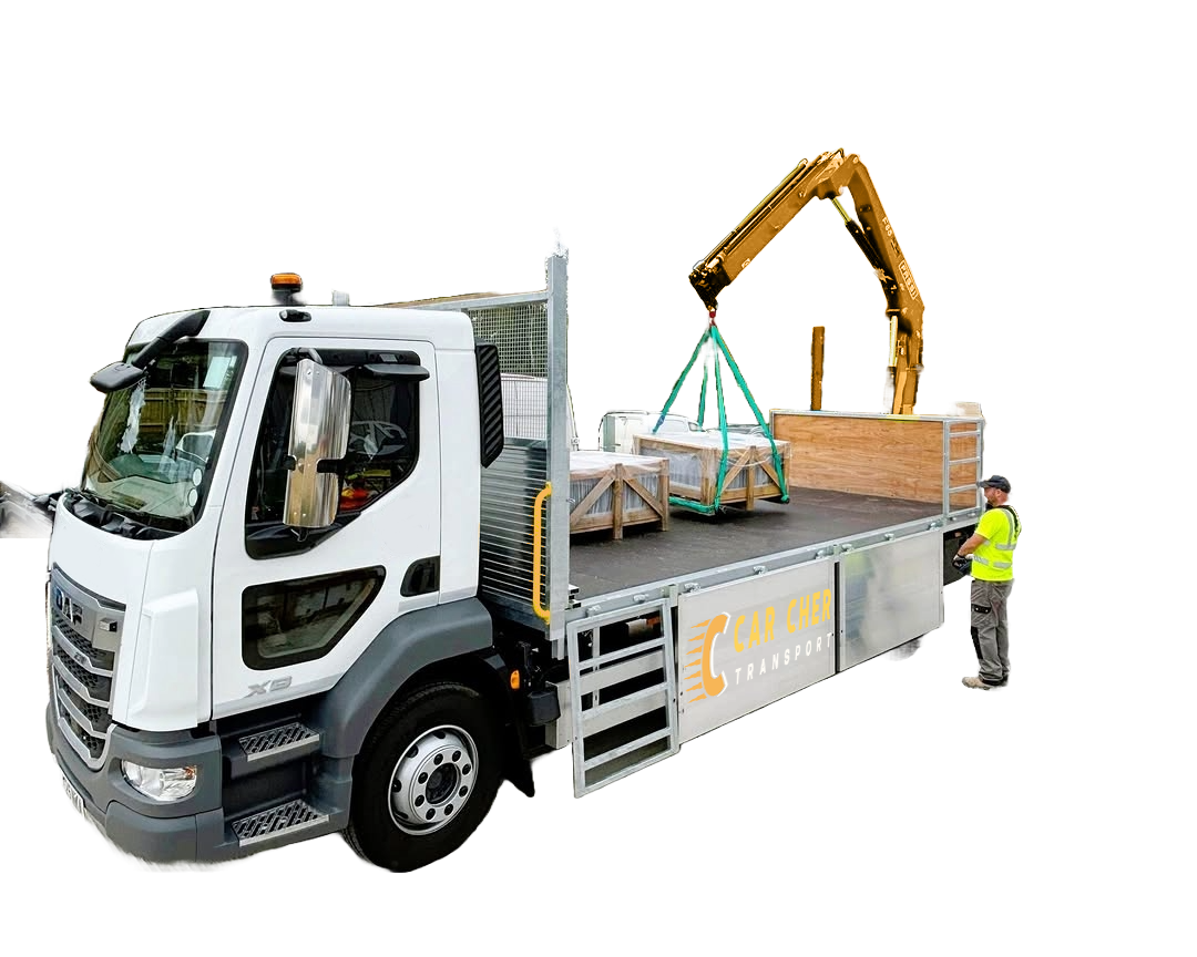 Car Cher Transport Camion cu Macara